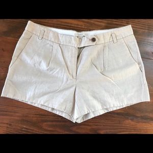 J. Crew cotton+linen blend shorts